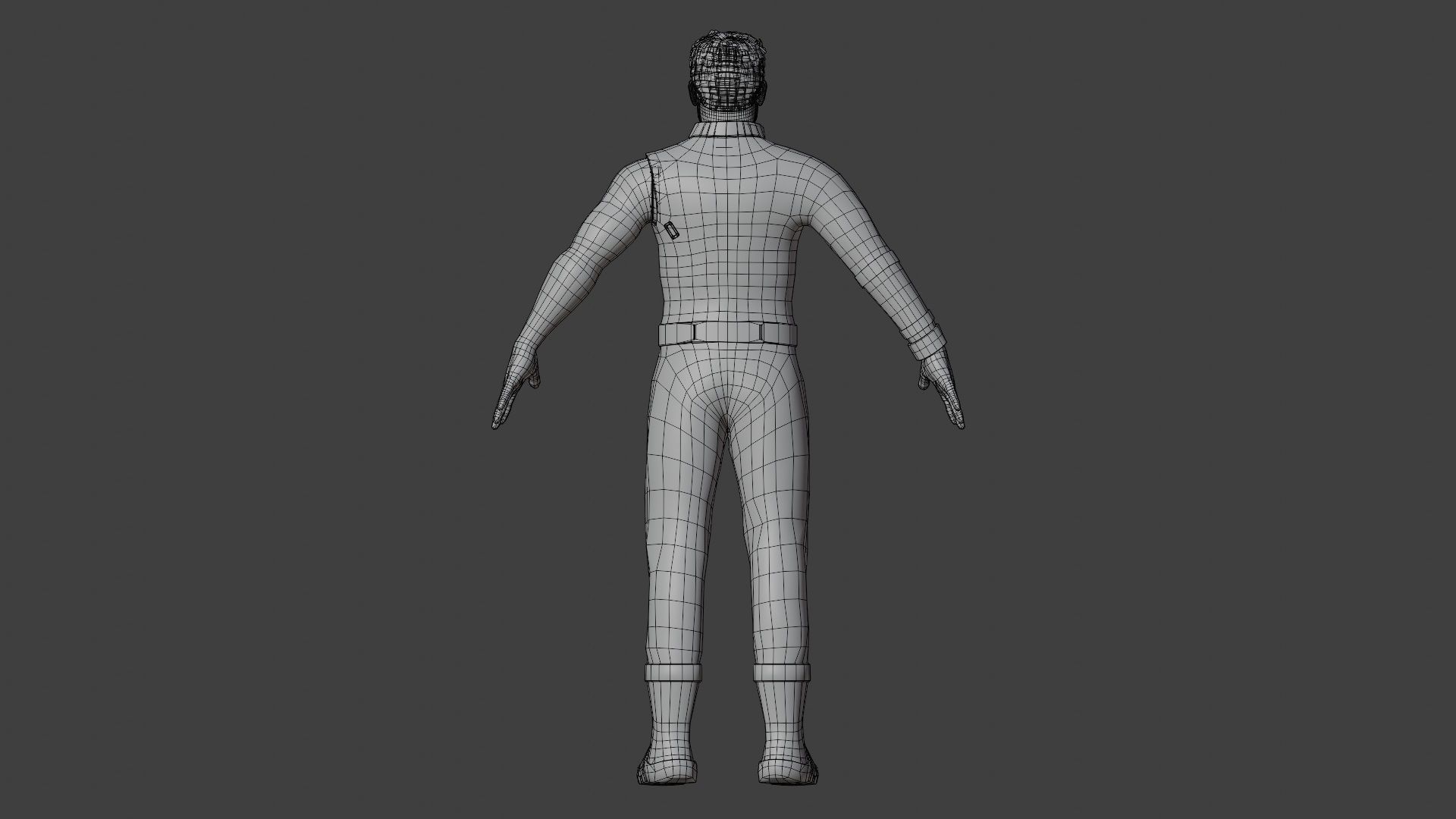 Winter Soldier - Sebastian Stan - Low Poly Low-poly 3D model_11