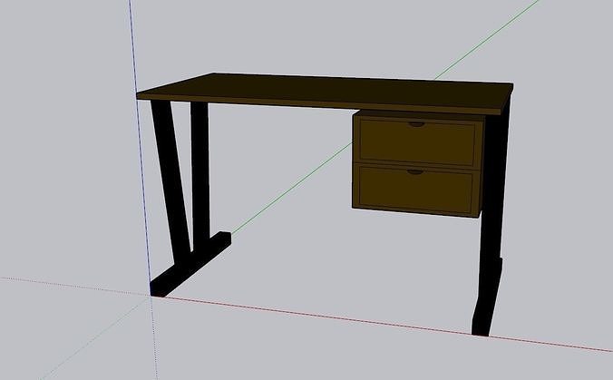 Escritorio Sencillo 2 3D model