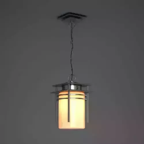 Ceiling Wired Lamp In Cylinder Shape