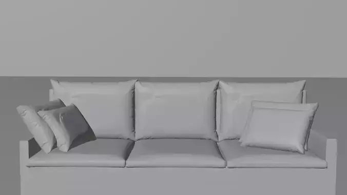 Couch sofa with pillows