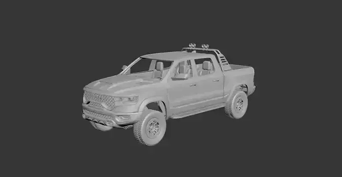 Dodge Ram 1500 TRX 2021 3D print model