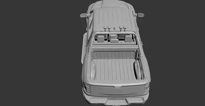Dodge Ram 1500 TRX 2021 3D print model 6
