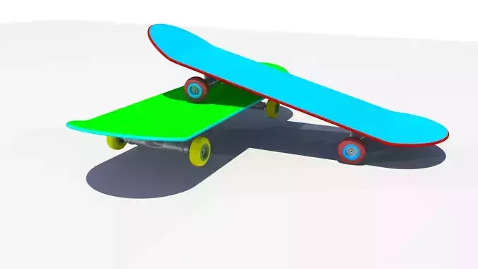 skateboard two skateboards