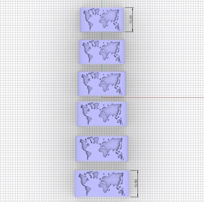 Ring world map 3D model | CGTrader