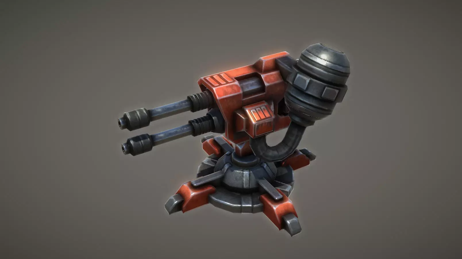 Machine Gun 3D model_0