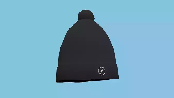 Black Beanie Winter Cap - Character Fashion Design