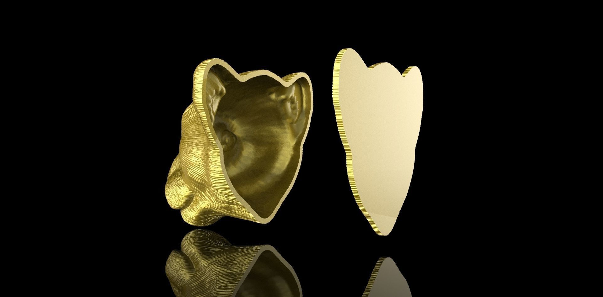Gold N845 3D print model_4