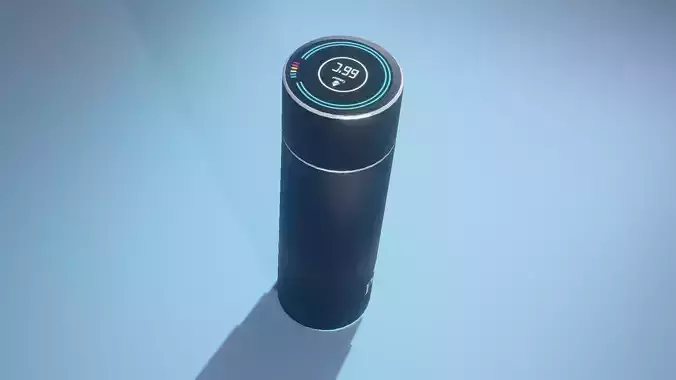 Water Bottle Black full Purifying and Digital