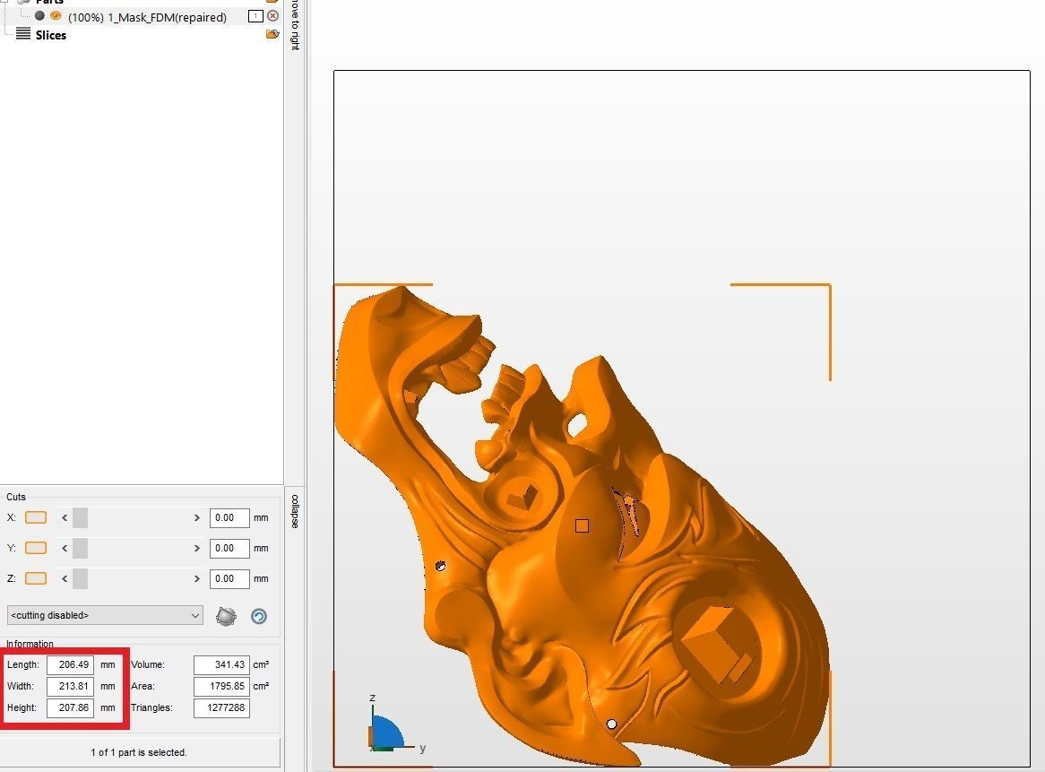 Japanese Hannya Mask Oni Demon Mask Samurai Mask 3D print model 3D model_14