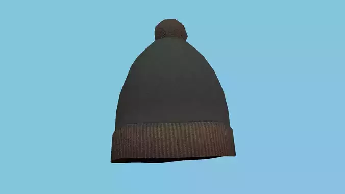 Brown Fabric Beanie Cap - Character Fashion Design