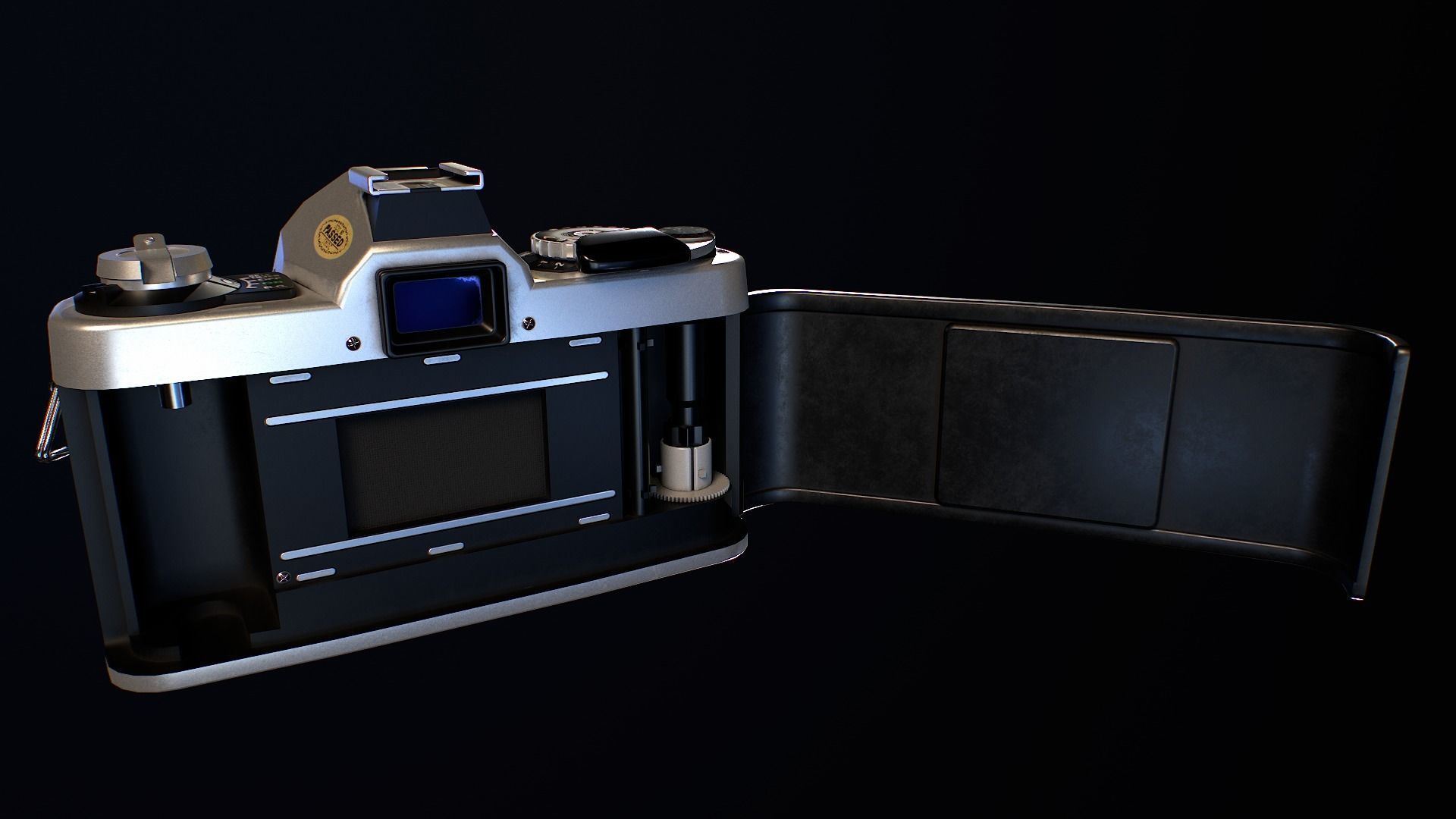 Minolta XG-1 Camera Low-poly 3D model_8