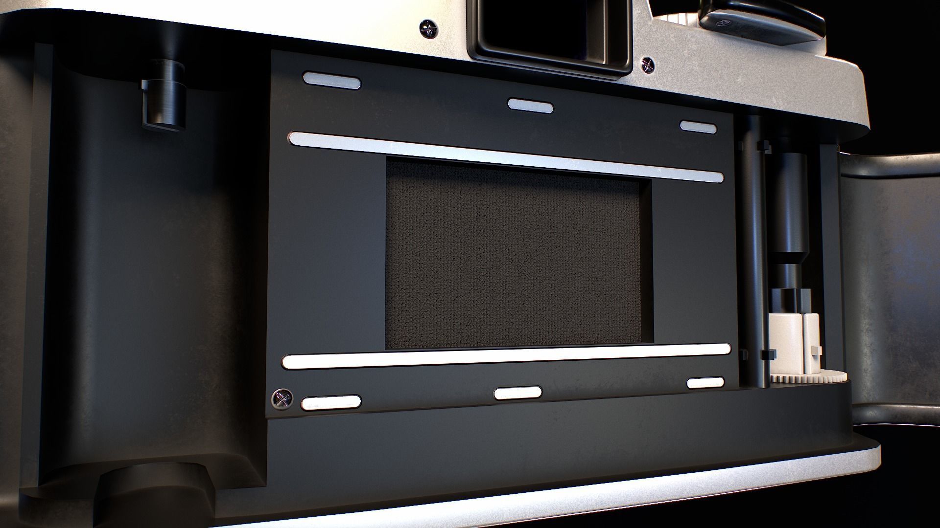 Minolta XG-1 Camera Low-poly 3D model_9