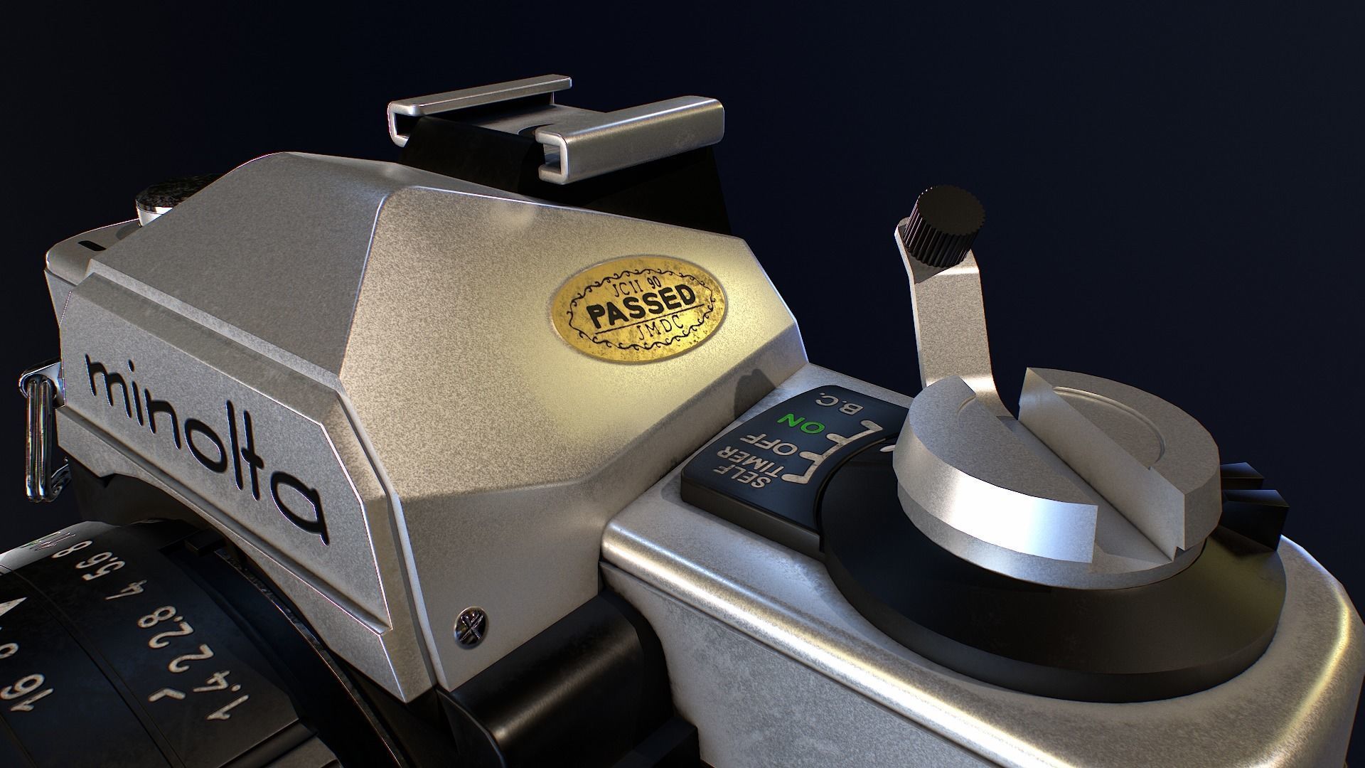 Minolta XG-1 Camera Low-poly 3D model_6