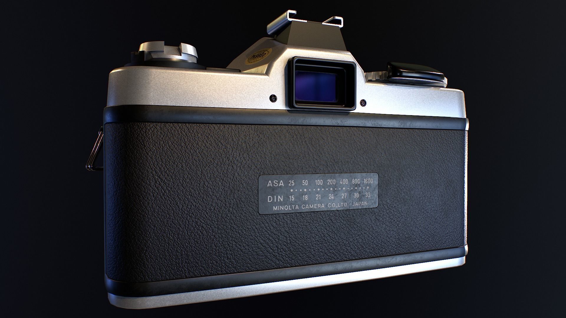 Minolta XG-1 Camera Low-poly 3D model_3