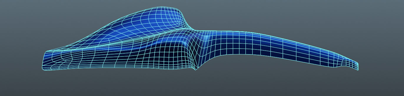 Stylized F1 Car 3D model_7