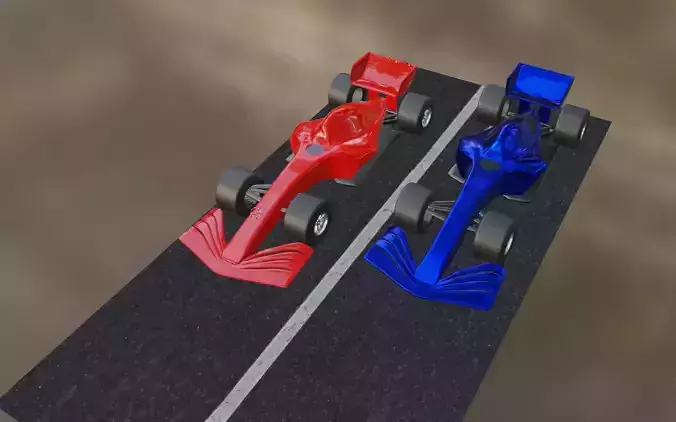 Stylized F1 Car