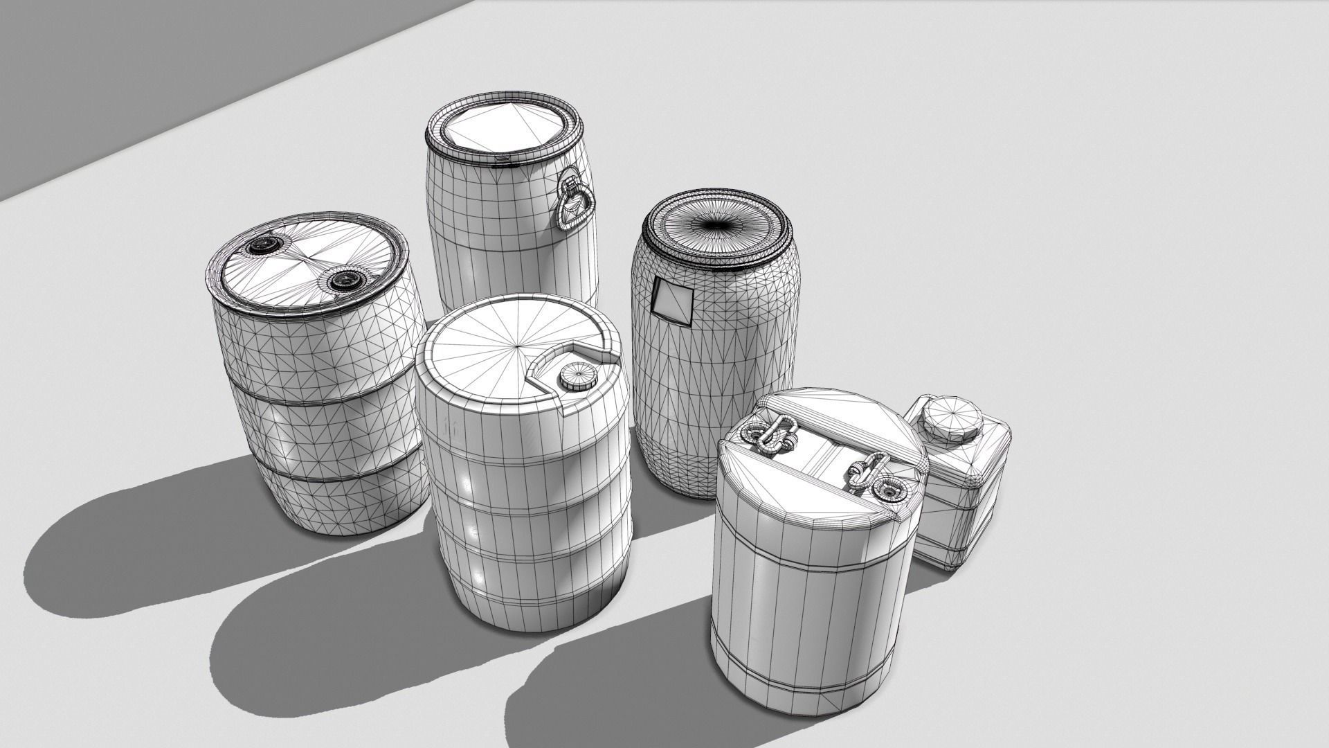 Warehouse Props Pack 1 unreal asset Low-poly 3D model_11