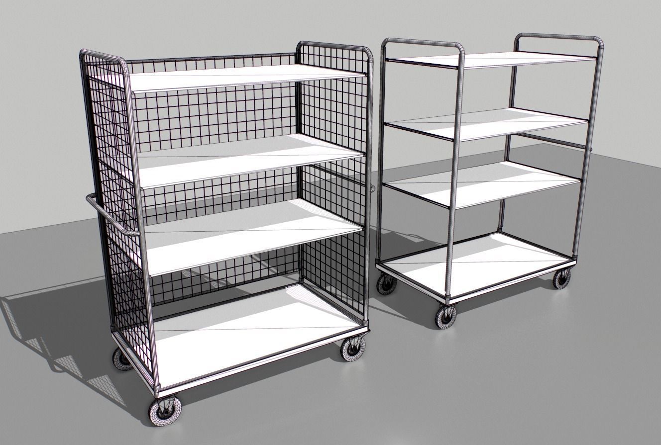 Warehouse Props Pack 1 unreal asset Low-poly 3D model_17