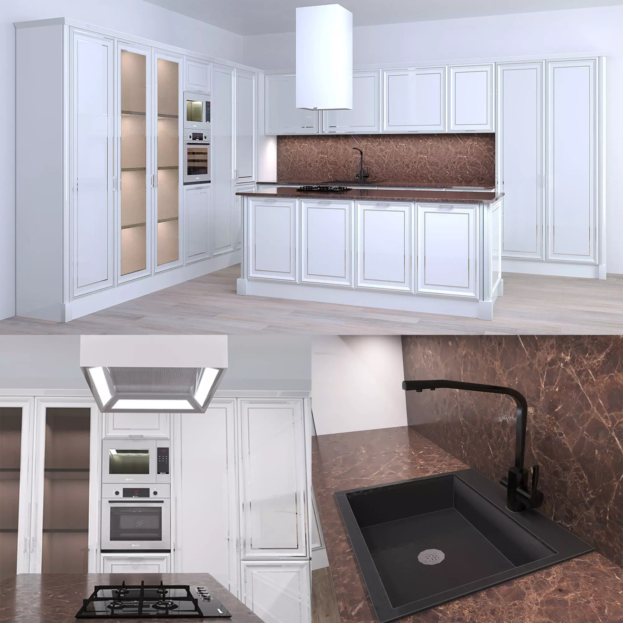 Kitchen Cadore Murano 3D model