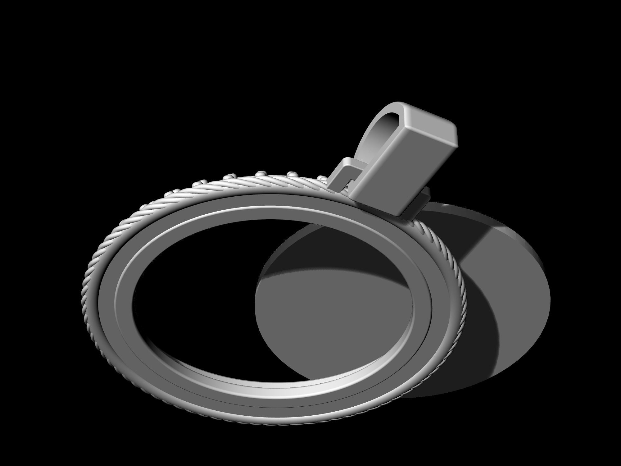 Leo-Zodiac pendant 3D print model_9