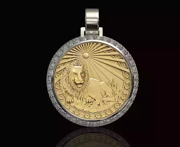 Leo-Zodiac pendant