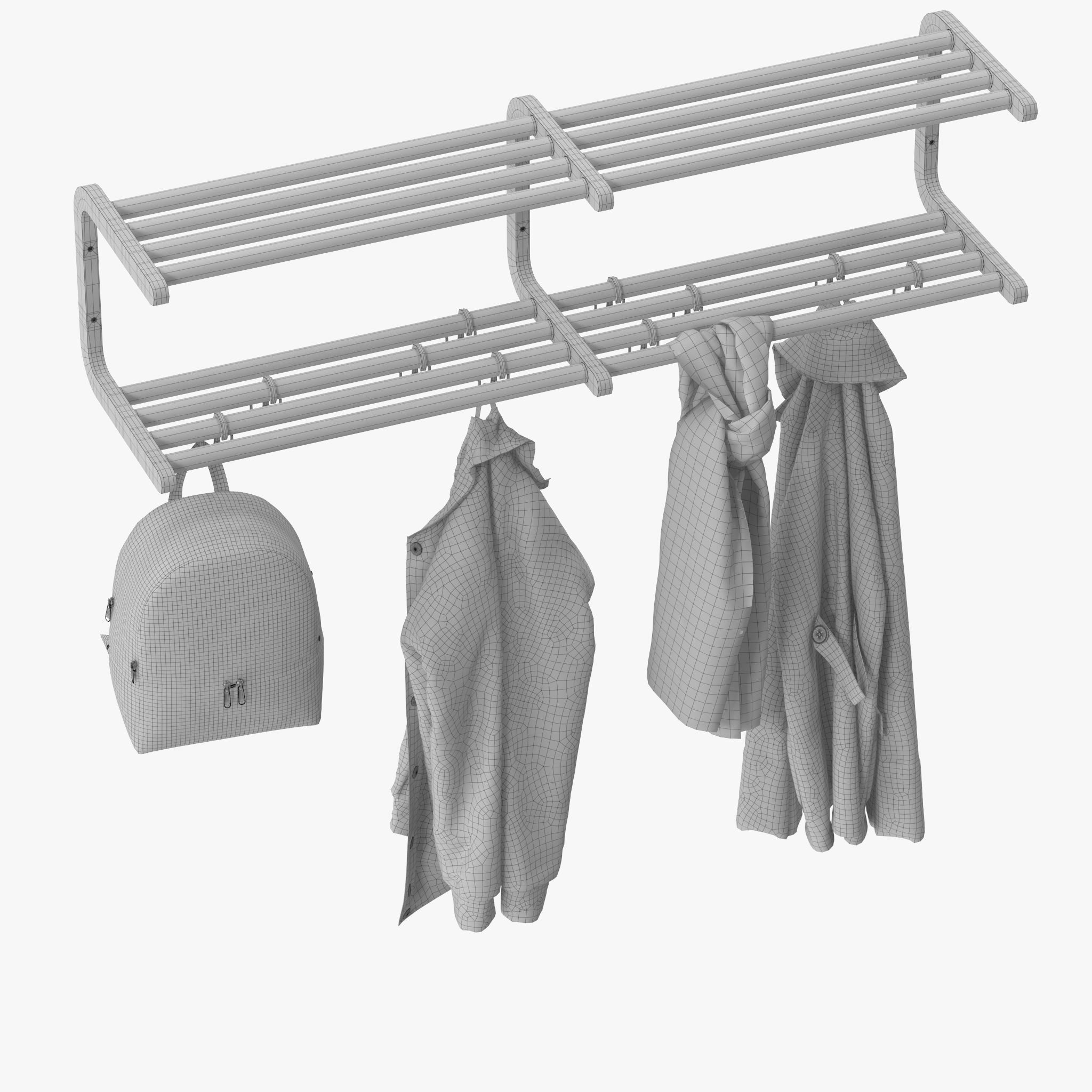 Nordal MAU shelf 3D model_7