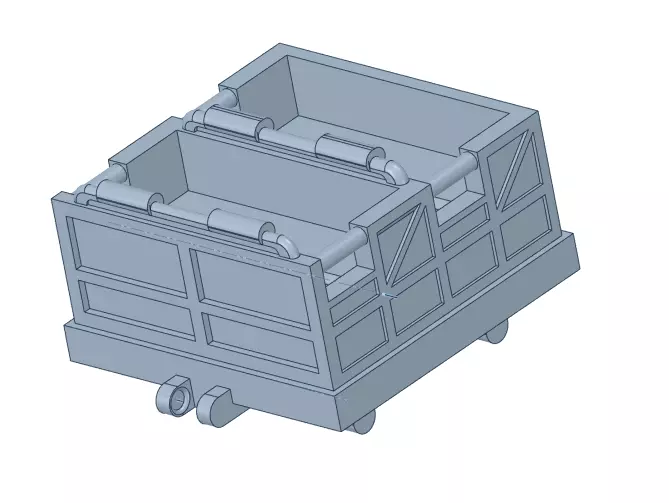 roller coaster vehicle Free 3D print model_0