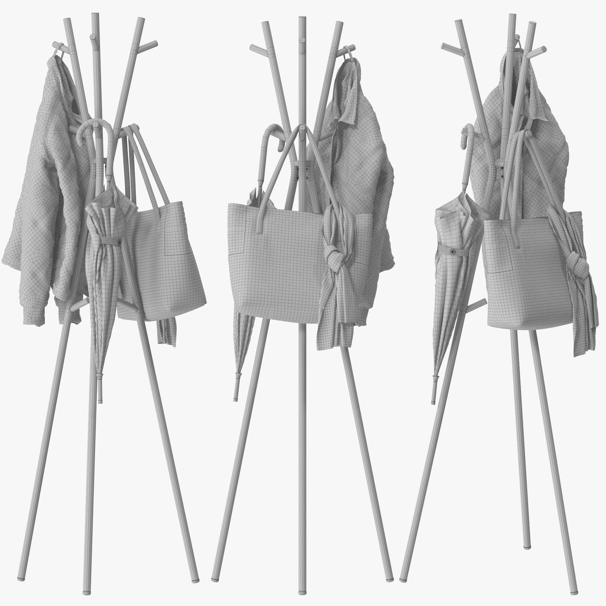 Ekrar Coat Stand 3D model_13