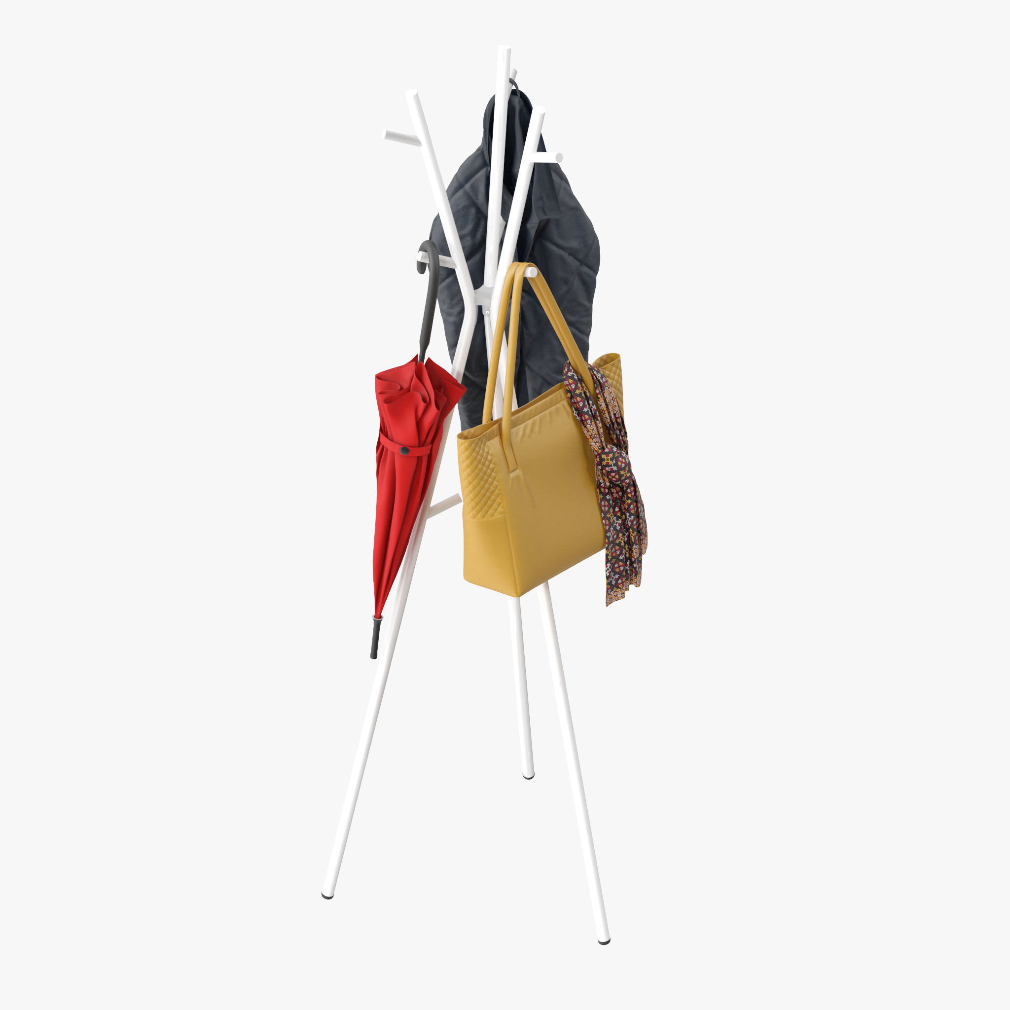 Ekrar Coat Stand 3D model_7