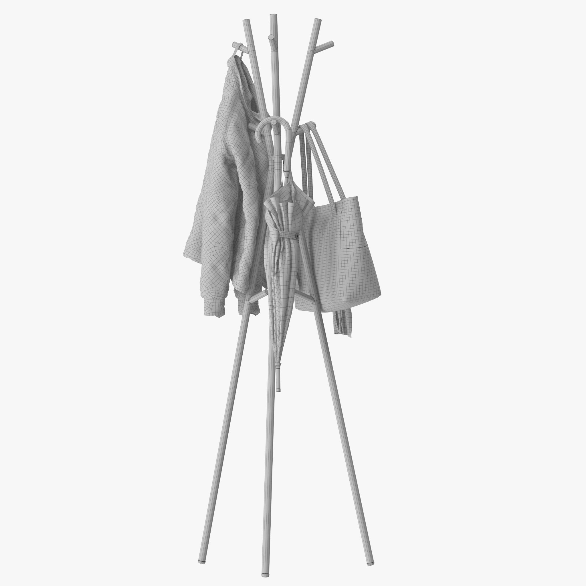 Ekrar Coat Stand 3D model_15