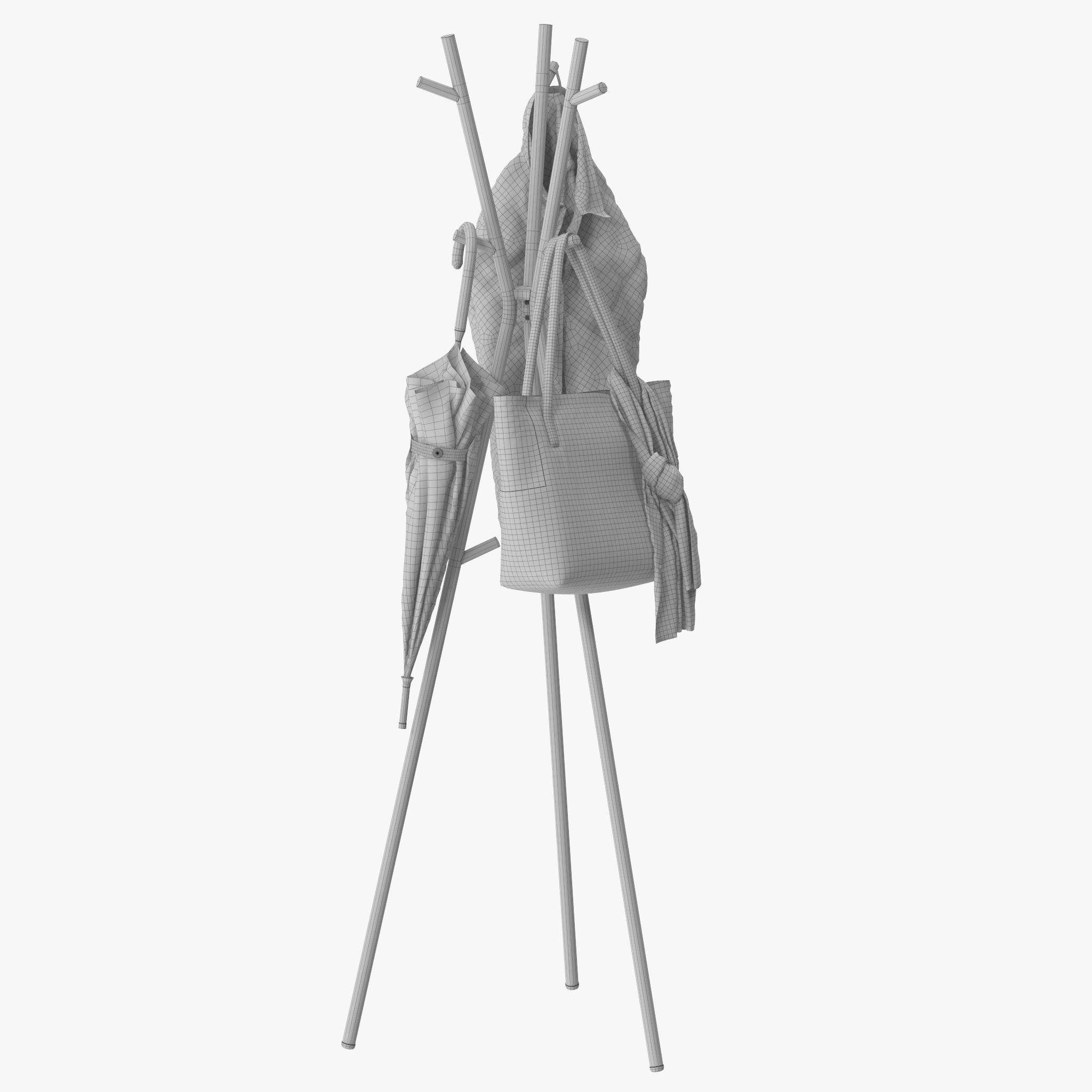 Ekrar Coat Stand 3D model_16