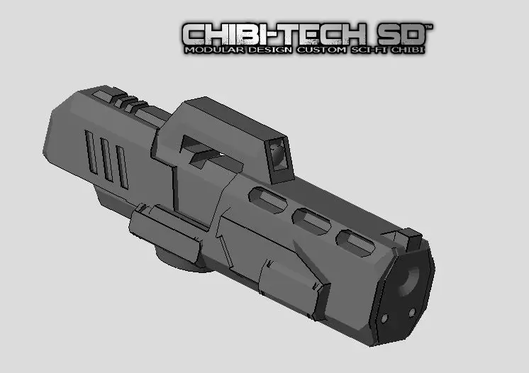 CHIBI-TECH SD - PYTHON-V SOLO 3D print model