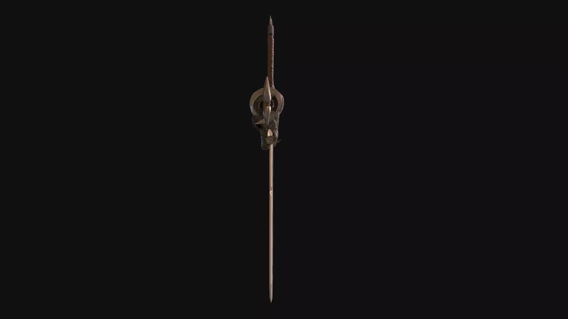 dragon sword Low-poly 3D model_0