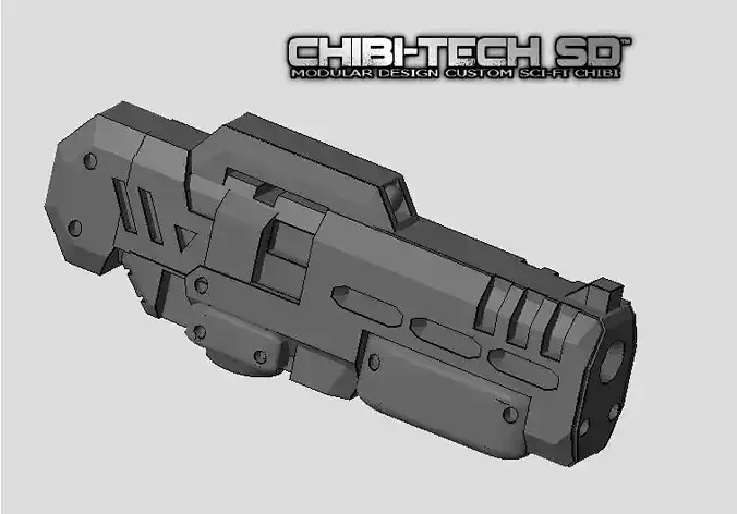 CHIBI-TECH SD - MK-VII PEACEKEEPER SOLO 3D print model
