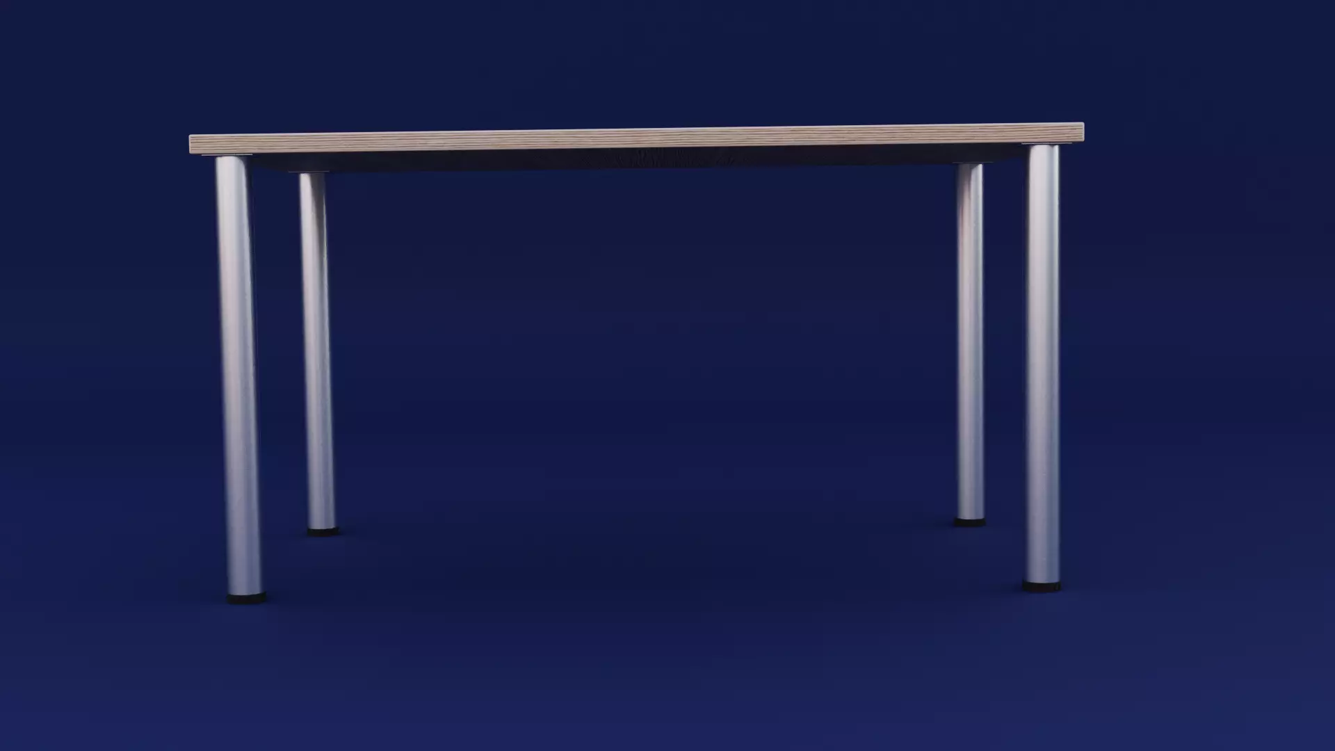 Wooden Table 3D Model Free 3D model