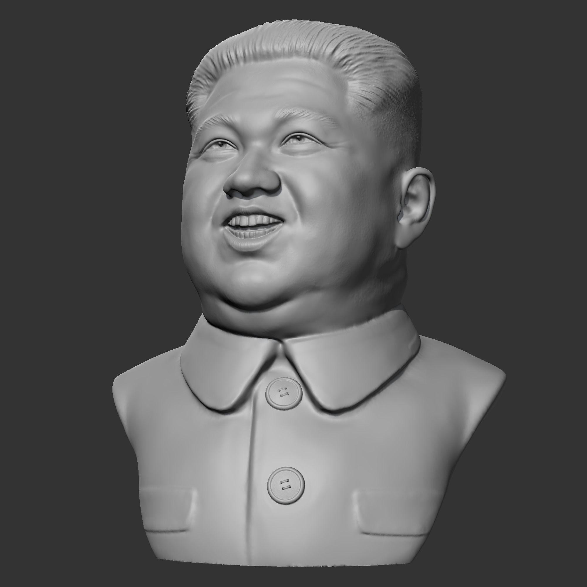 Kim Jong-un 3D print model 3D print model_1