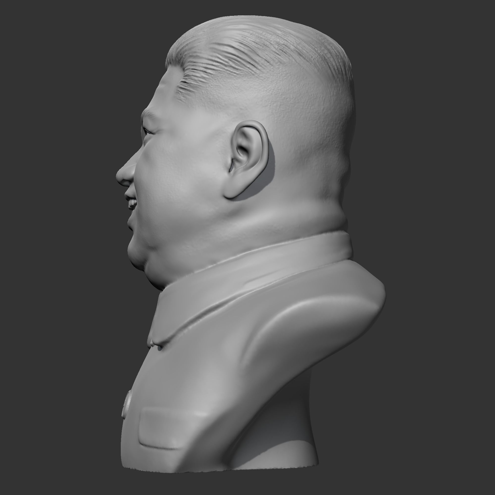 Kim Jong-un 3D print model 3D print model_4