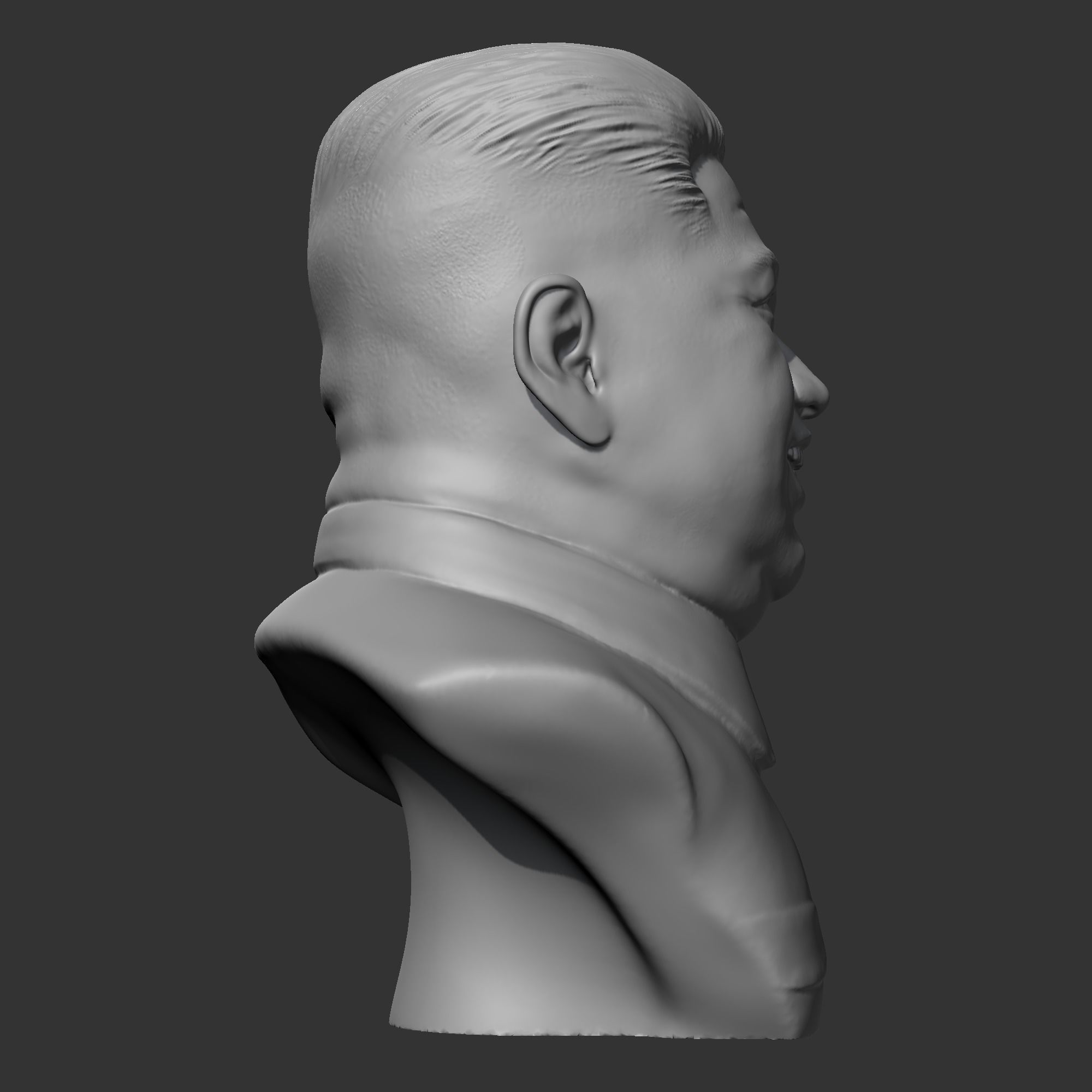 Kim Jong-un 3D print model 3D print model_8