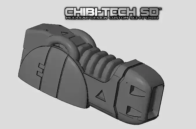 CHIBI-TECH SD - PLASMA-V SOLO 3D print model