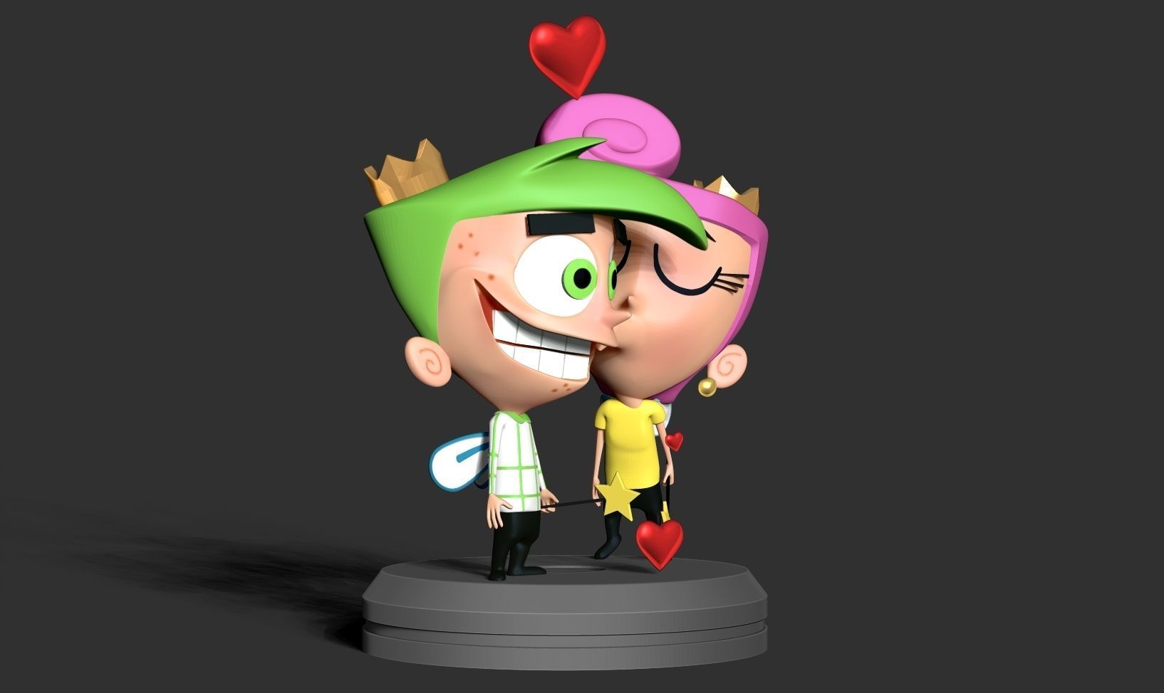 Cosmo and Wanda 3D print model_11