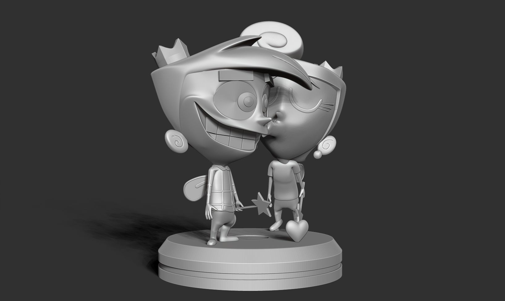 Cosmo and Wanda 3D print model_12