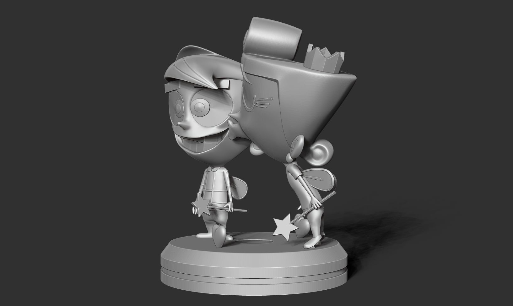 Cosmo and Wanda 3D print model_10