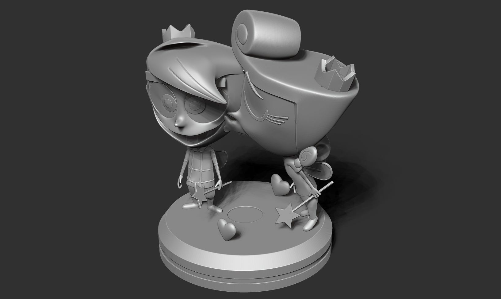 Cosmo and Wanda 3D print model_13