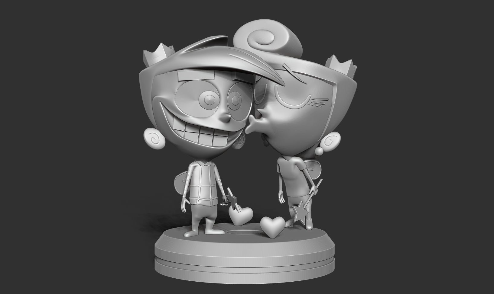 Cosmo and Wanda 3D print model_8