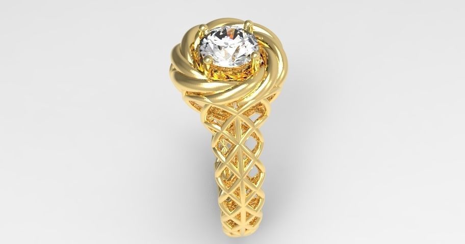 Fancy Ring 3D print model_4