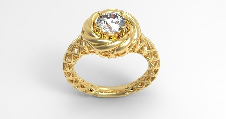 Fancy Ring 3D print model_2