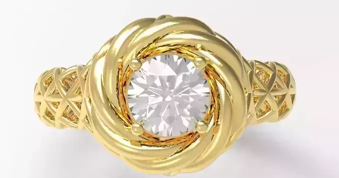 Fancy Ring 3D print model