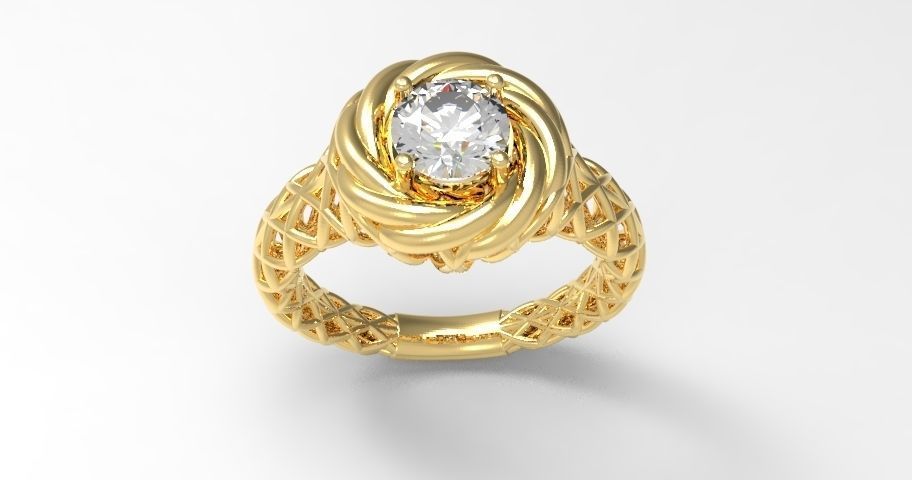 Fancy Ring 3D print model_7