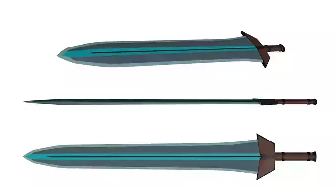 Fantasy Low Poly Sword