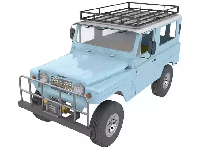 NISSAN PATROL G60 Wagon SCALE MODEL STL FILES 